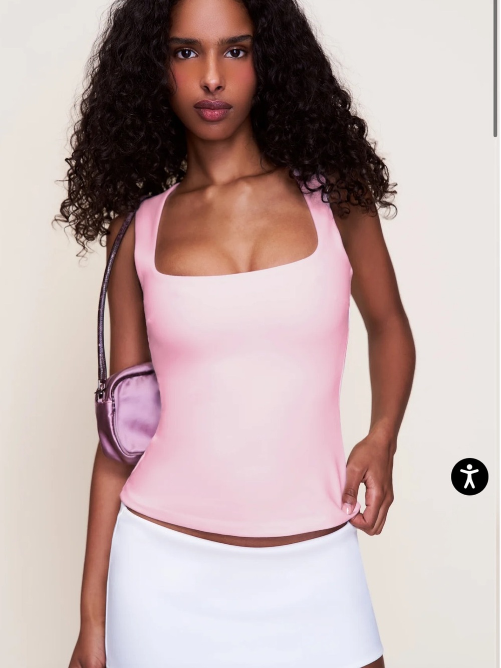 GUIZO Celestial Top in Pink